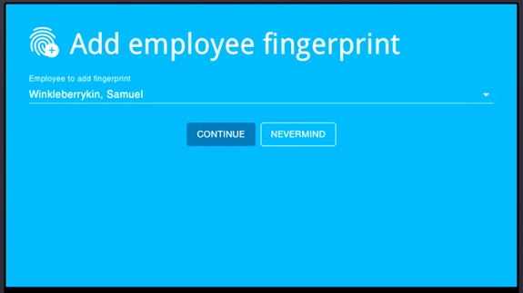 select an employee