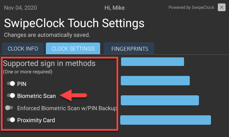 sign in methods